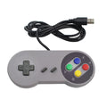Retro USB Gaming Controller — Plug & Play SNES-Style Arcade Gamepad for PC