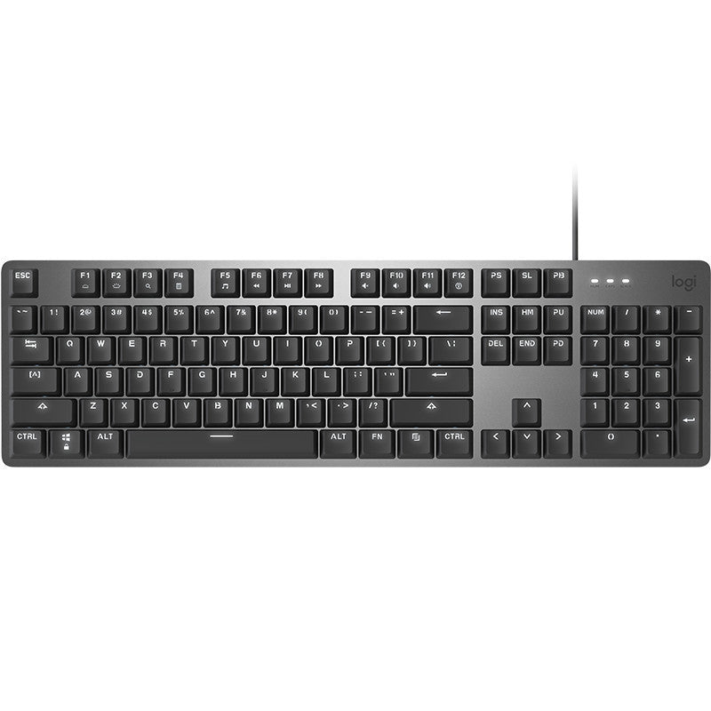 Logitech K845 Wired Mechanical Keyboard — Backlit Aluminum Gaming Keyboard