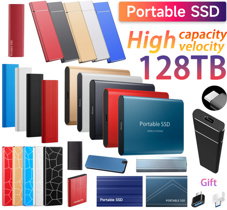External SSD — USB M.2 Solid State Drive 1TB 2TB 64TB Expansion for PC & Laptop