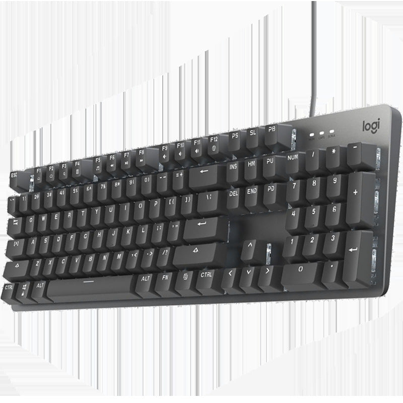 Logitech K845 Wired Mechanical Keyboard — Backlit Aluminum Gaming Keyboard