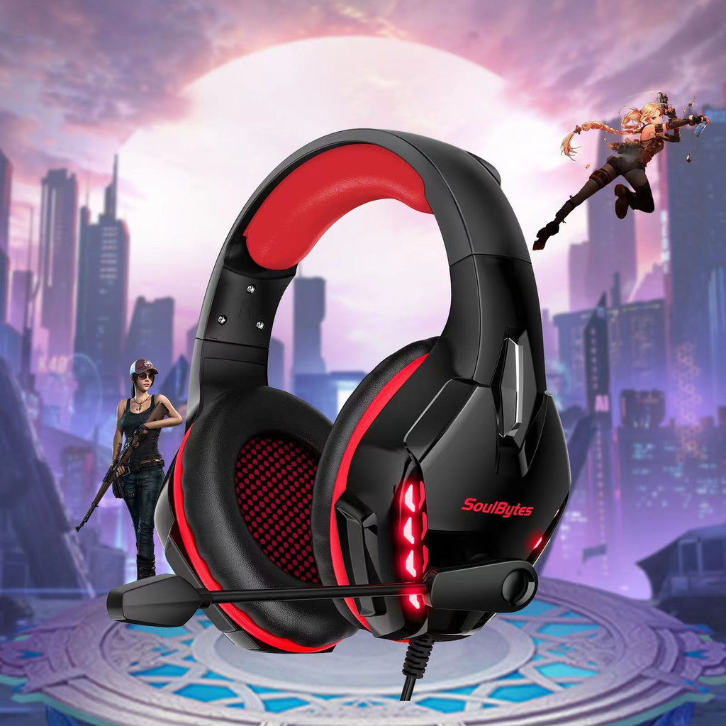 S11 Wired RGB Gaming Earphones — Over-Ear Esports Headset with Volume Control