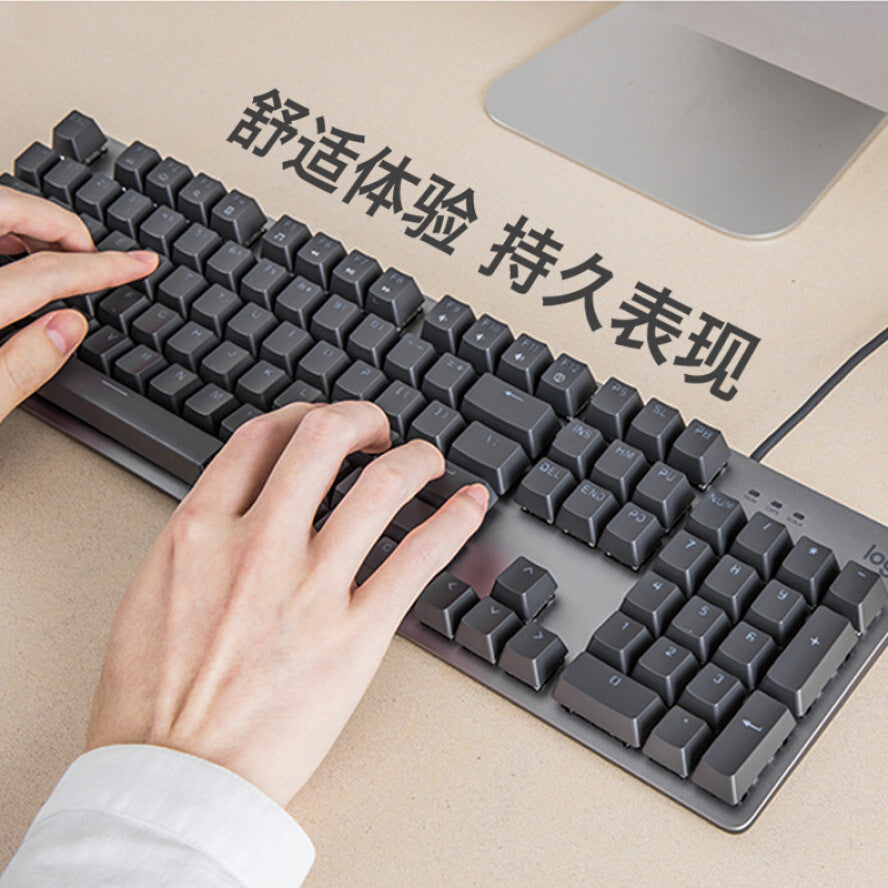 Logitech K845 Wired Mechanical Keyboard — Backlit Aluminum Gaming Keyboard
