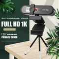 4K Auto Focus Webcam — 1080p/2K/8K USB Streaming Camera for PC & Live Streaming