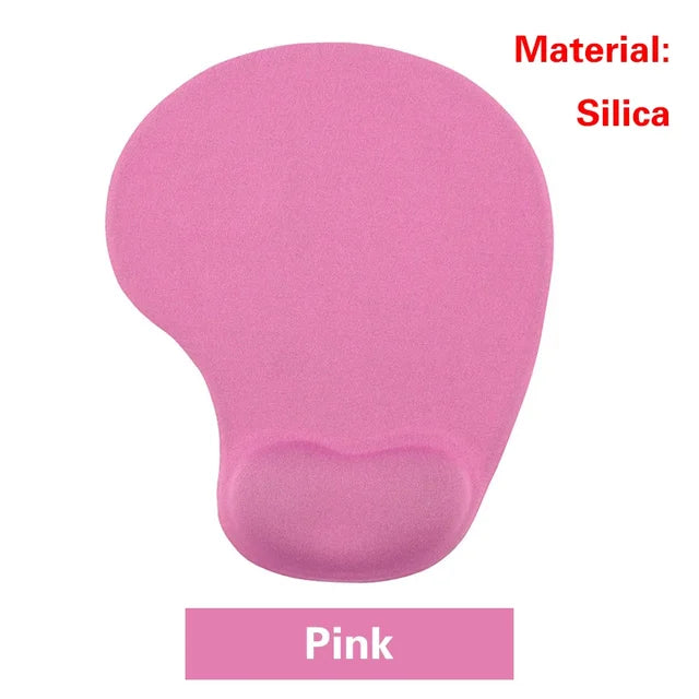 Gel Wrist Rest Mouse Pad — Anti-Slip Gaming & Desk Setup Accessory