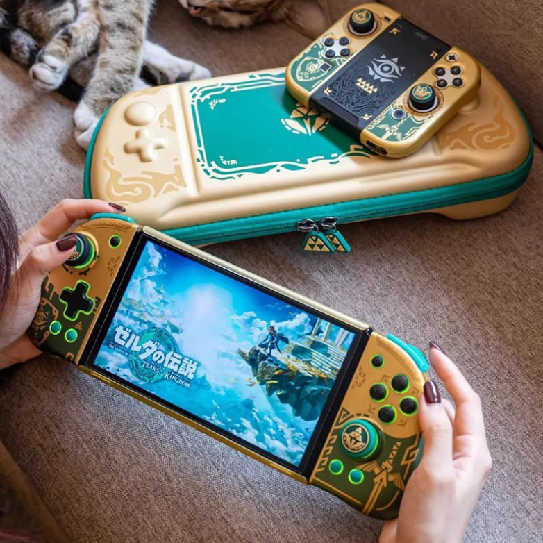Nintendo Switch / OLED Charging Grip — Zelda Tears of the Kingdom Series Accessory