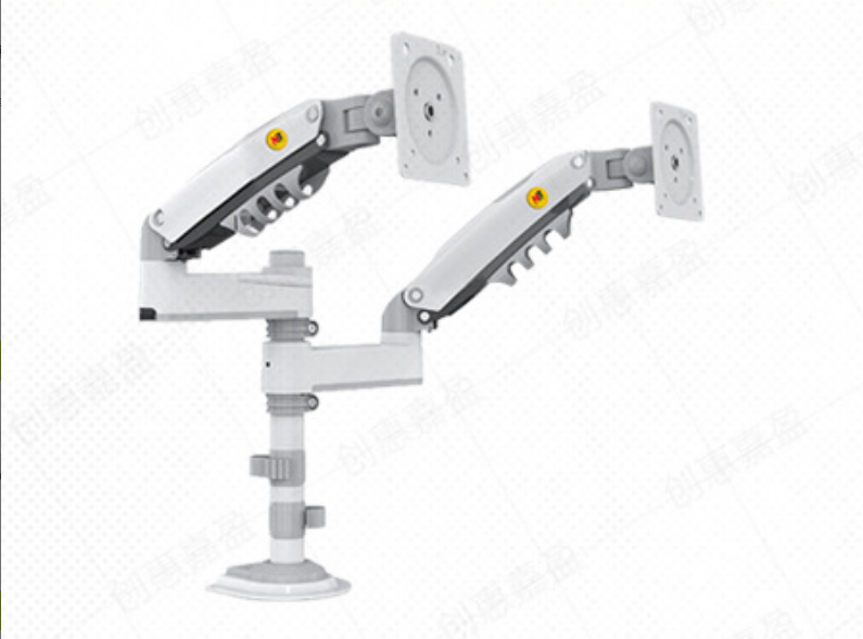 Dual Monitor Stand — Adjustable Swivel Rotating Arm for Two Screens