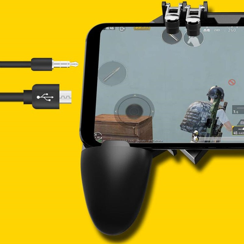 AK66 Mobile Gaming Trigger Controller — Joystick & Fire Button Gamepad for Phone Shooters