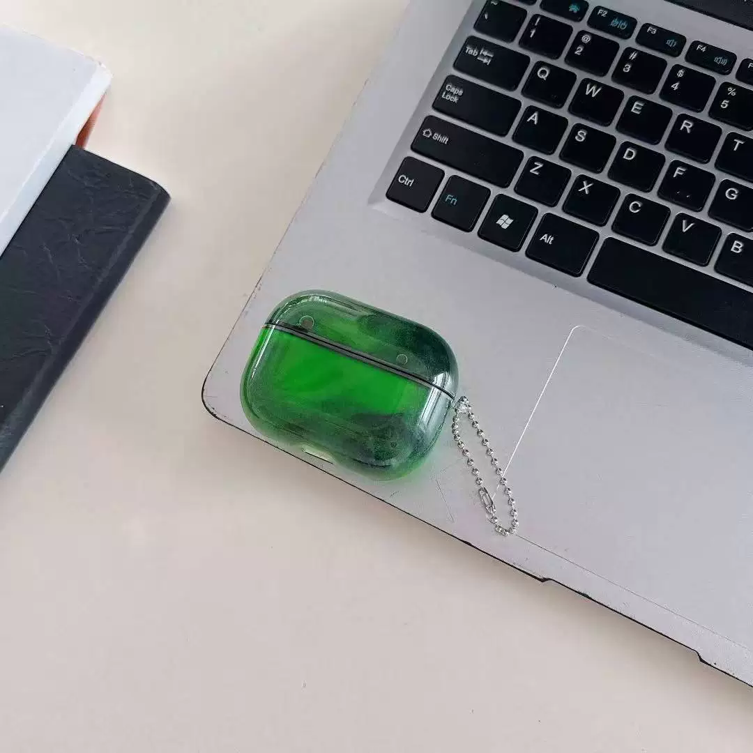 Luminous Flowing Sand AirPods Case — Fluorescent Glow Protective Cover