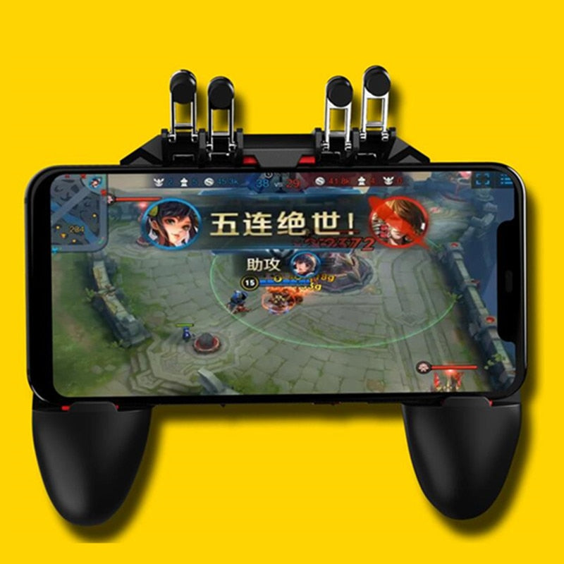 AK66 Mobile Gaming Trigger Controller — Joystick & Fire Button Gamepad for Phone Shooters
