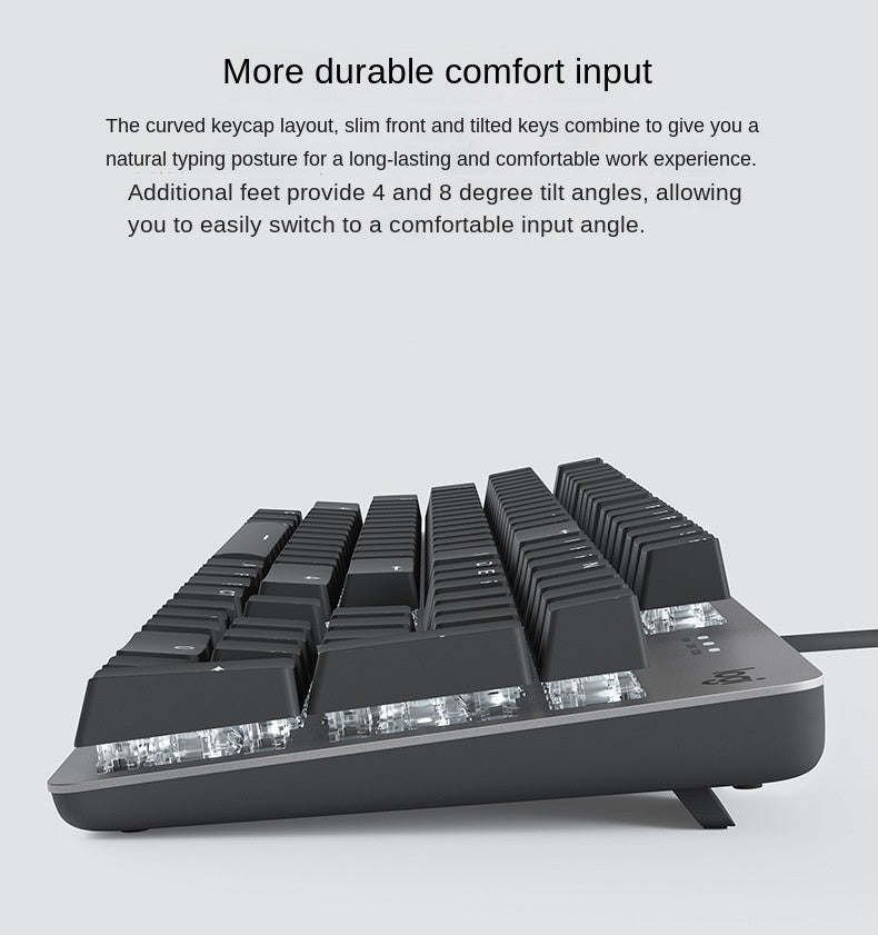 Logitech K845 Wired Mechanical Keyboard — Backlit Aluminum Gaming Keyboard