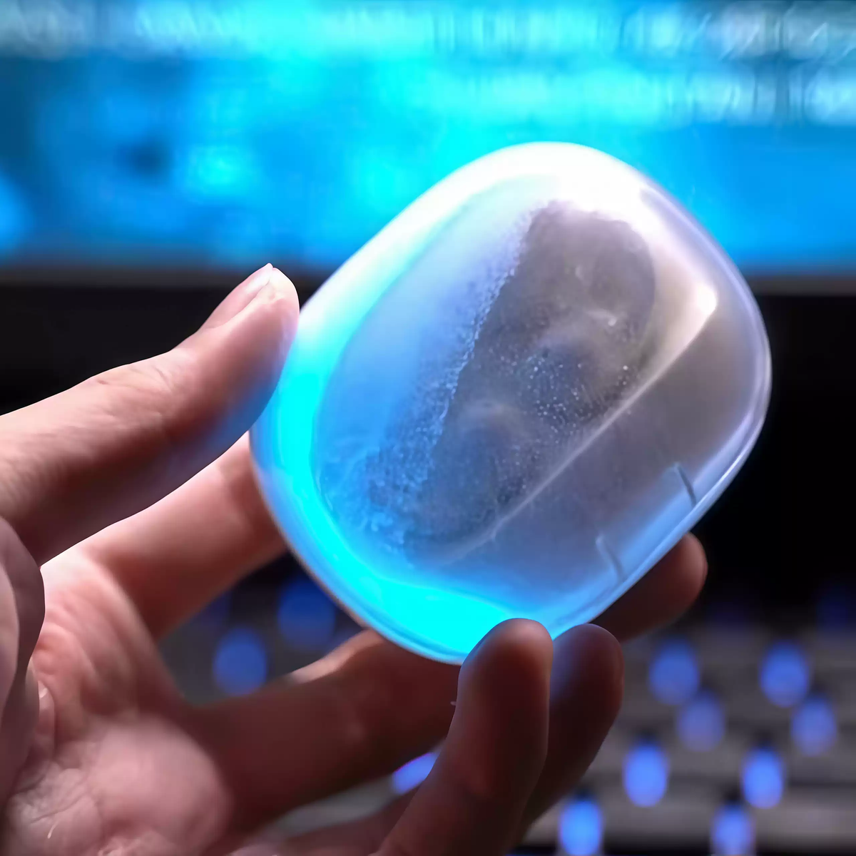 Luminous Flowing Sand AirPods Case — Fluorescent Glow Protective Cover