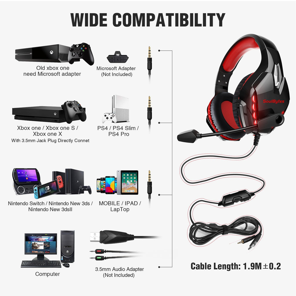 S11 Wired RGB Gaming Earphones — Over-Ear Esports Headset with Volume Control