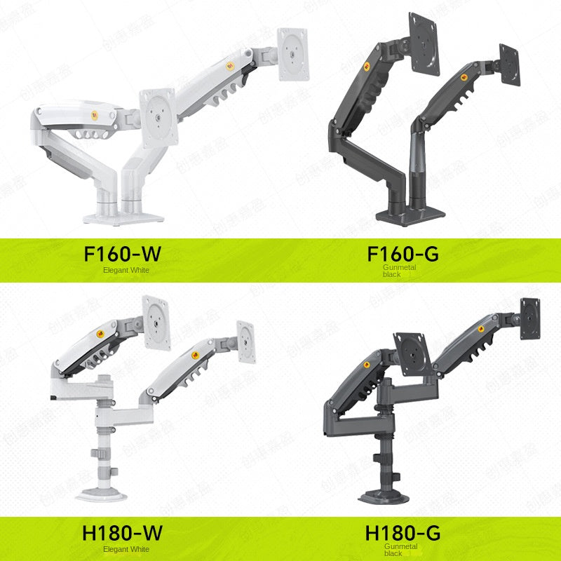 Dual Monitor Stand — Adjustable Swivel Rotating Arm for Two Screens