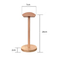 Wooden Headset Stand — Desktop Gaming Headphone Display & Storage Rack
