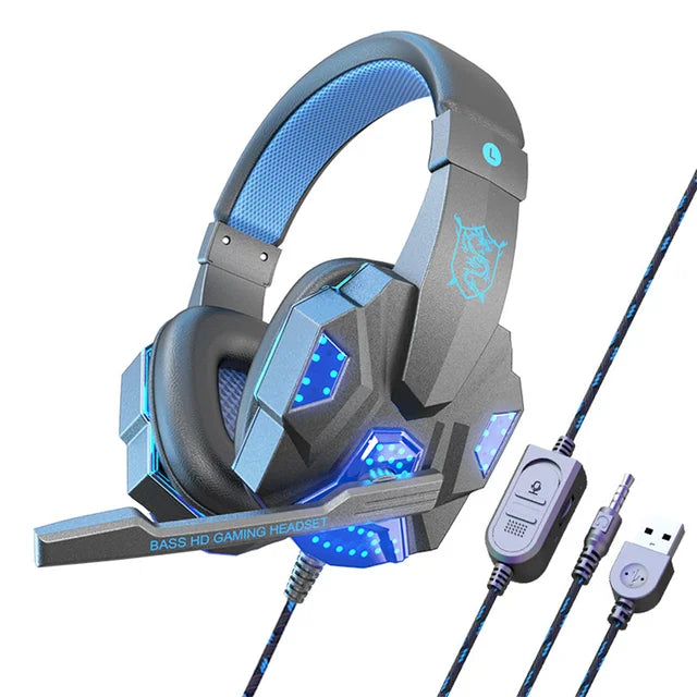 Wired Gaming Earphones — Over-Ear Esports Headphones for PC & Laptop
