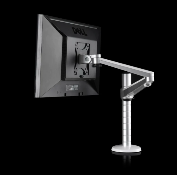 Dual Monitor Arm Stand — Aluminum Adjustable Desktop Mount for Two Screens