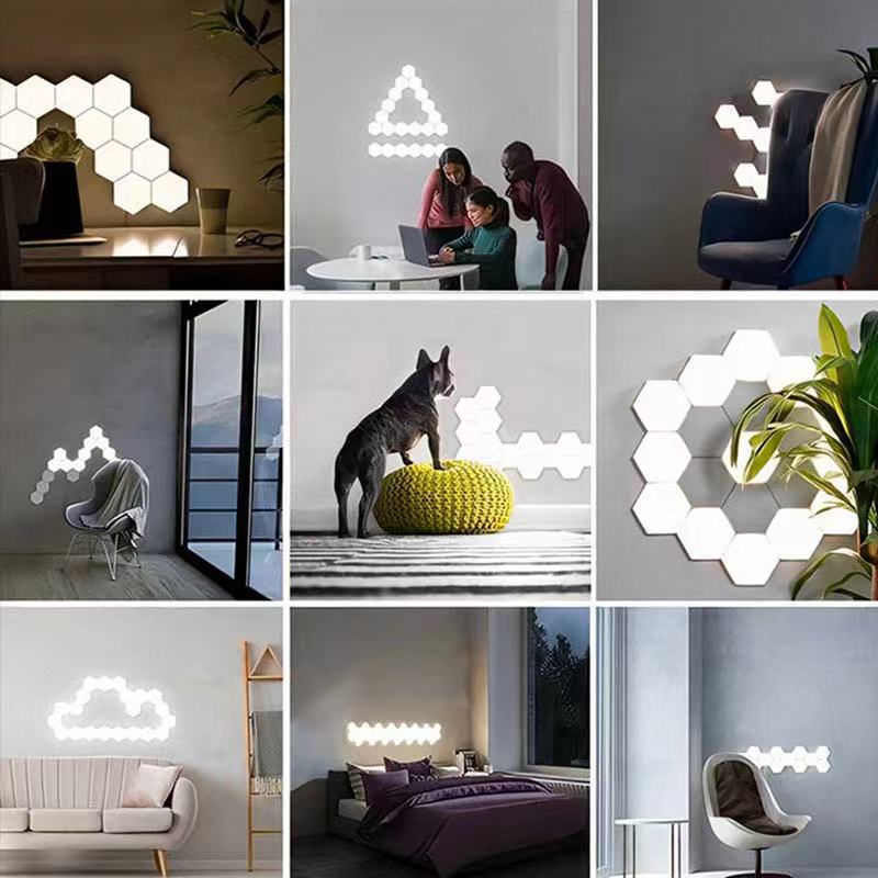 Gaming Atmosphere Light Smart Background Wall Quantum Light Voice Control APP Remote Control Cellular Bedroom Wall Light