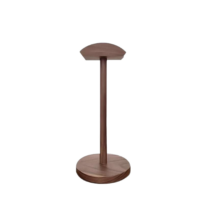 Wooden Headset Stand — Desktop Gaming Headphone Display & Storage Rack