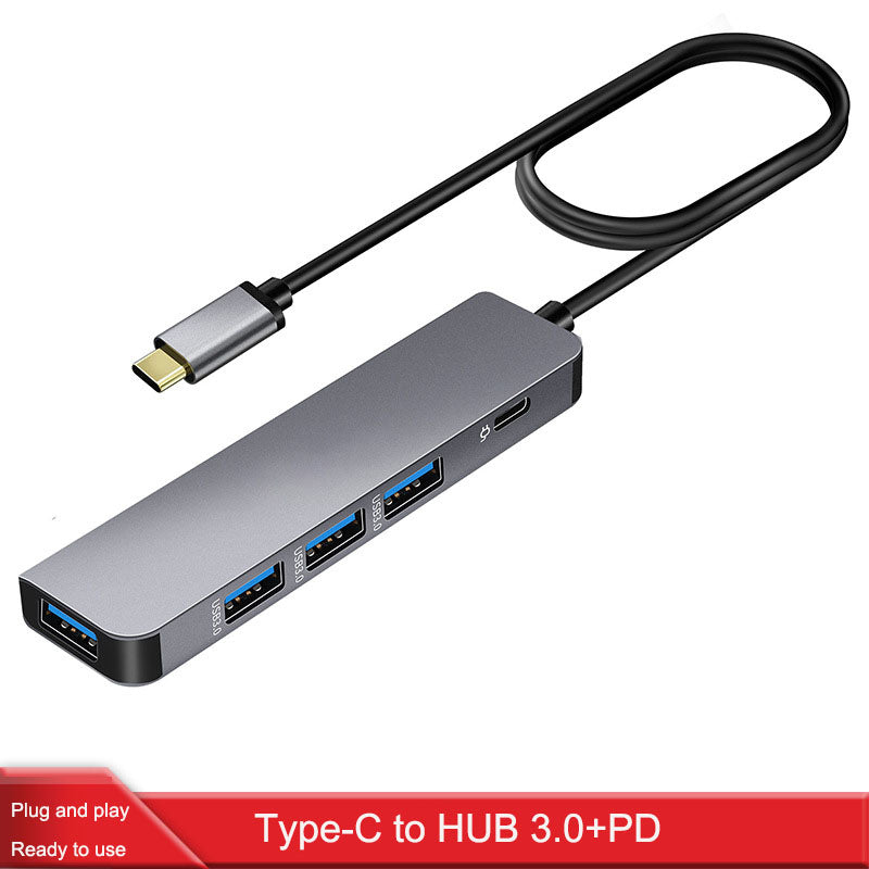 USB-C Hub — Multi-Port Expander with USB 3.0 & PD 100W Charging