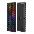 61-Key Wired Mechanical Keyboard — Blue Switch, Pudding Keycaps & RGB Backlight