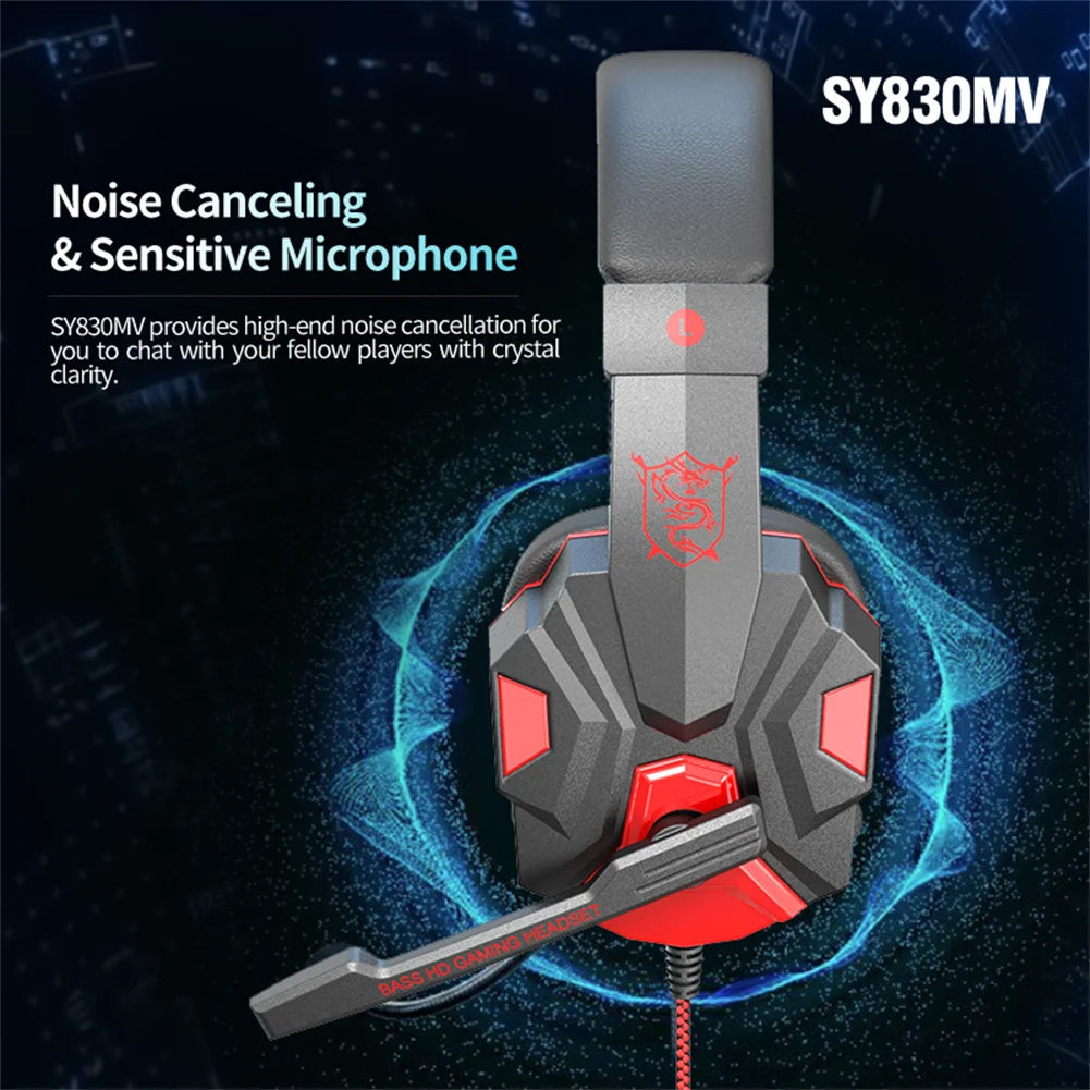 Wired Gaming Earphones — Over-Ear Esports Headphones for PC & Laptop