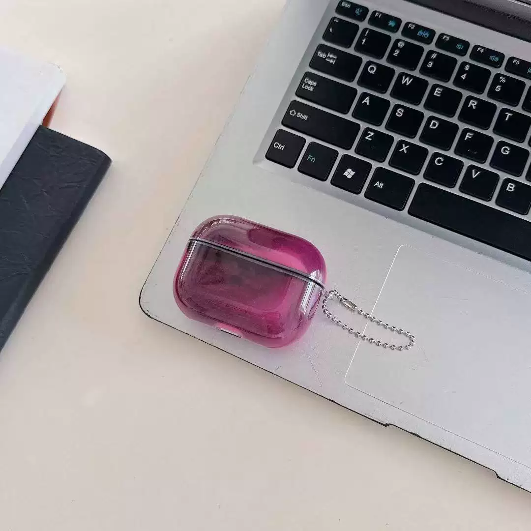 Luminous Flowing Sand AirPods Case — Fluorescent Glow Protective Cover