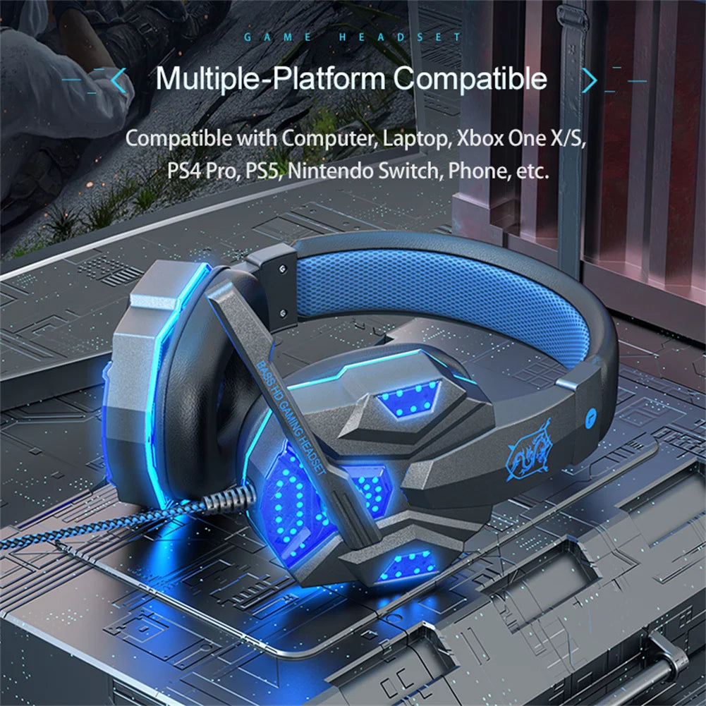 Wired Gaming Earphones — Over-Ear Esports Headphones for PC & Laptop