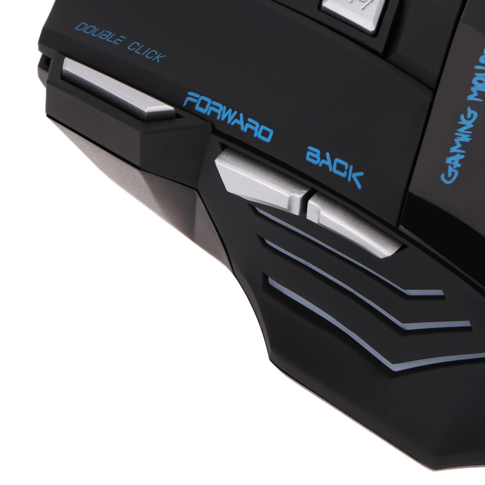 A868 RGB 7D Wired Gaming Mouse — Fire Key & Multi-Color LED (Bundle Option)